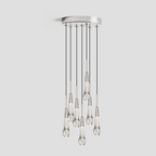 Rillfall Cluster Crystal Pendant 3 Light 5 Light 7Light