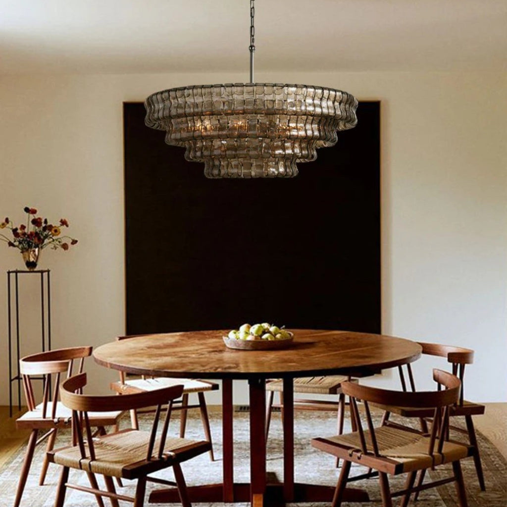Frostweft Round Chandelier
