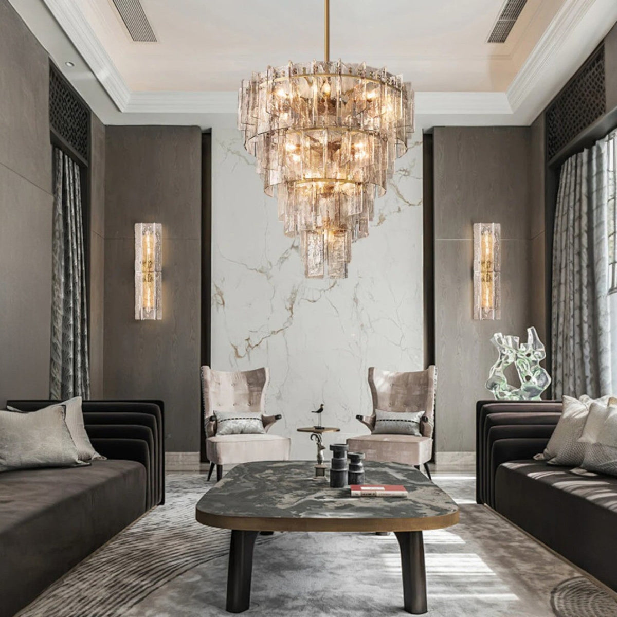 Ripplecrest Tiered Round Chandelier