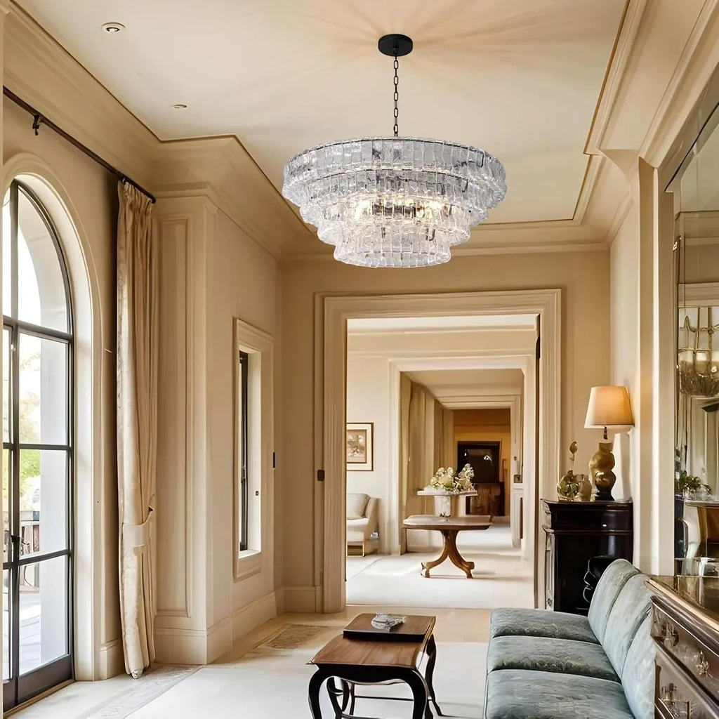 Frostweft Round Chandelier