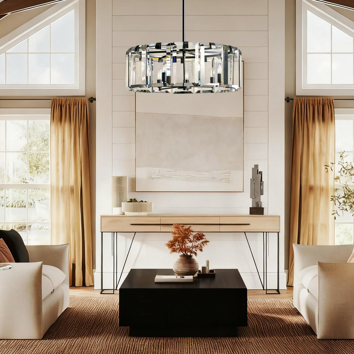Gleamframe Round Chandelier