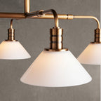 Conehaven Glass Round Chandelier 30'' 52''