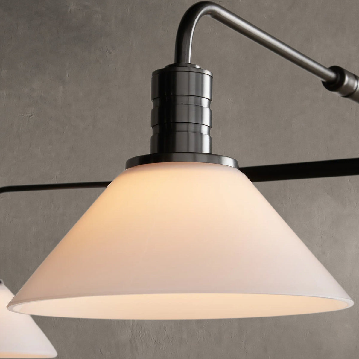 Conehaven Glass Round Chandelier 30'' 52''
