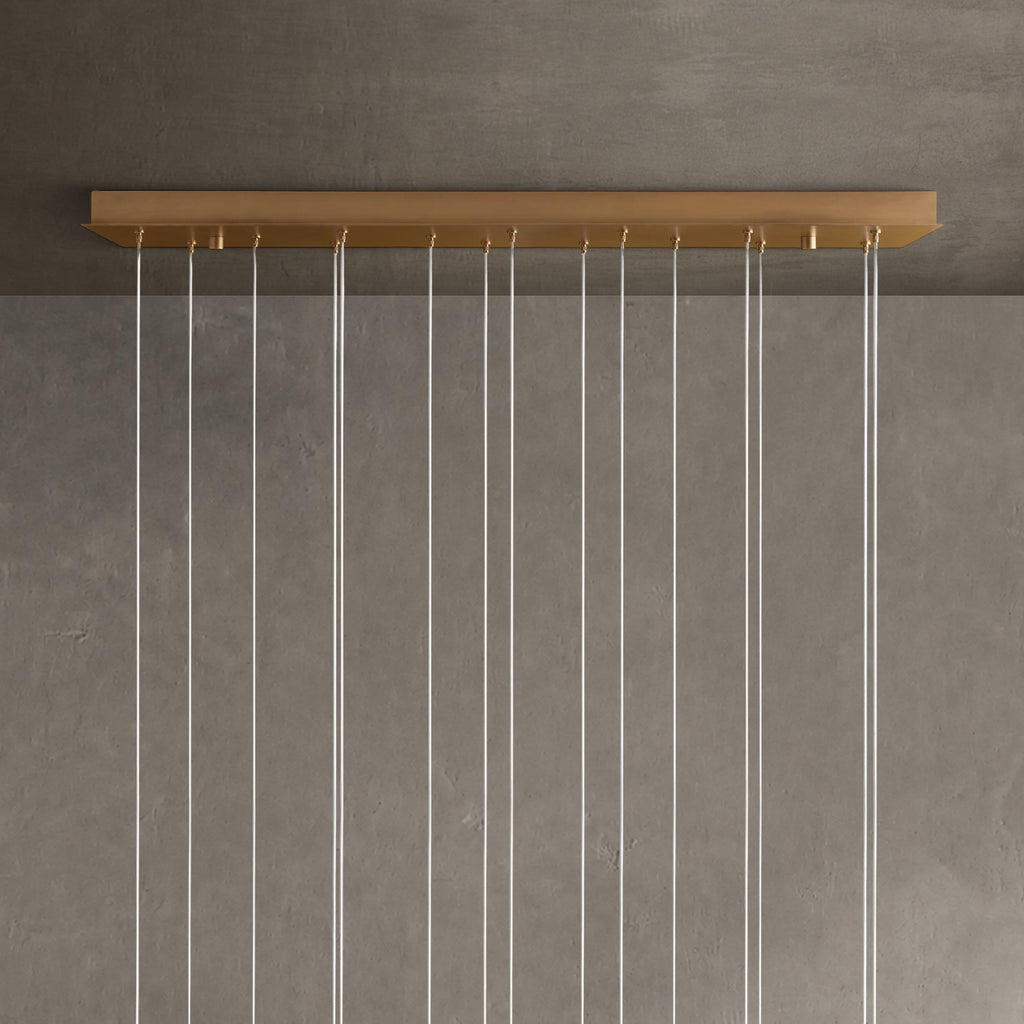 Veinbloom Rectangular Chandelier