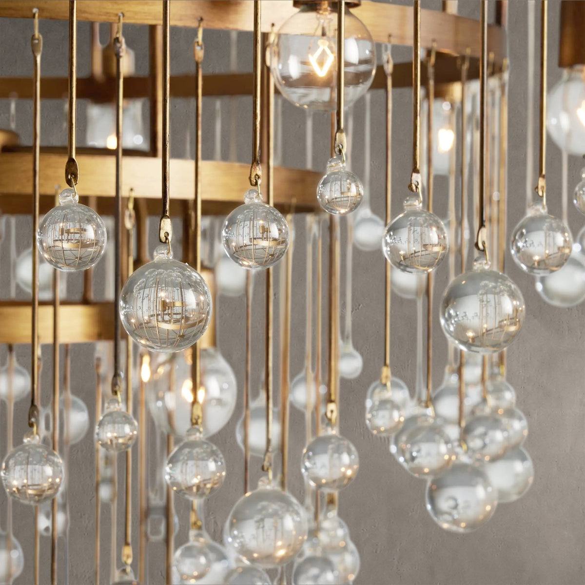 Gembough Crystal Ball Round Chandelier 5 Light / 8 Light