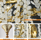 Monroe Tree Branch Staircase Chandelier H95"