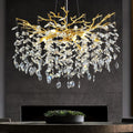 Modern Ice Eye Crystal Tree Branch Round Chandelier