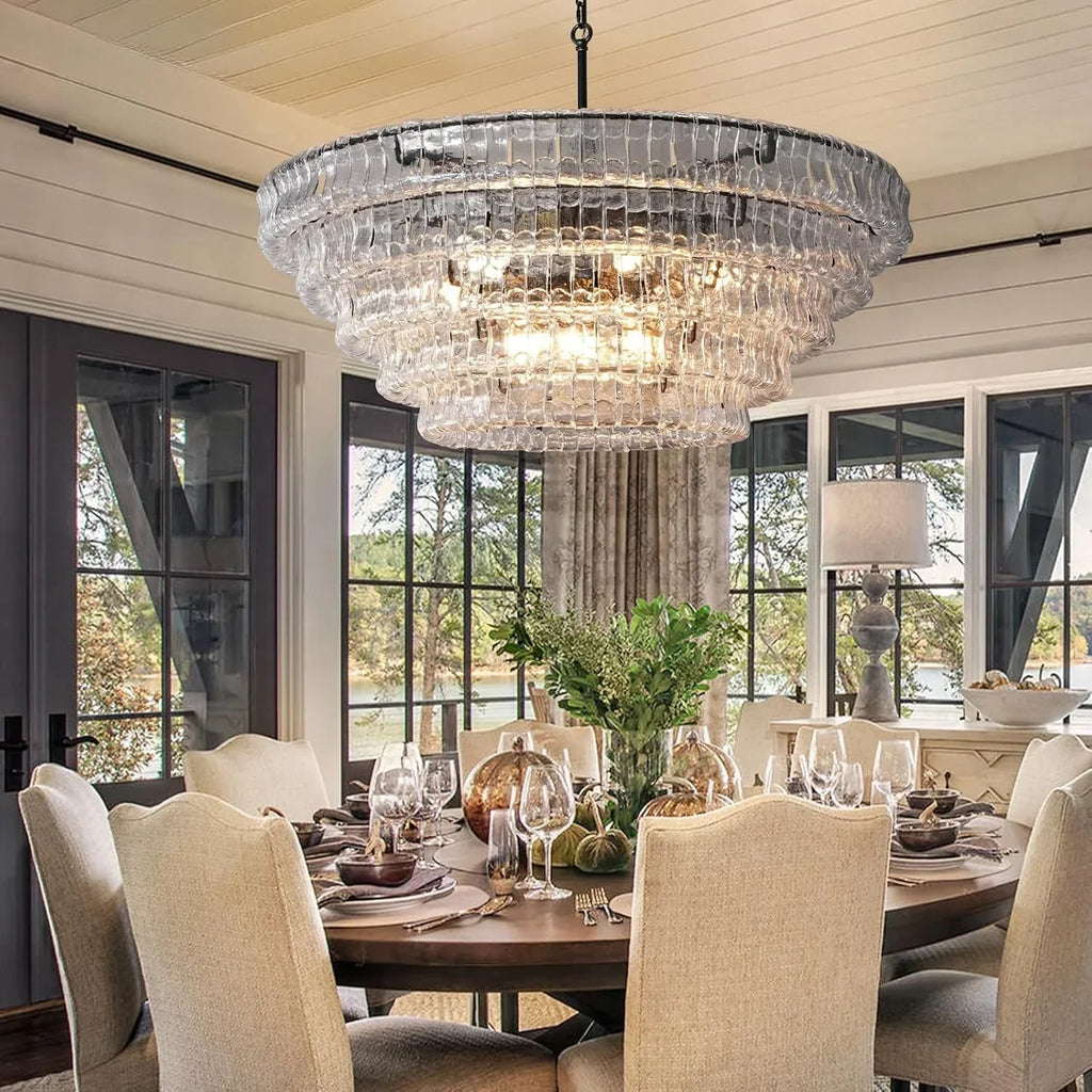 Frostweft Round Chandelier