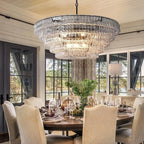 Frostweft Round Chandelier