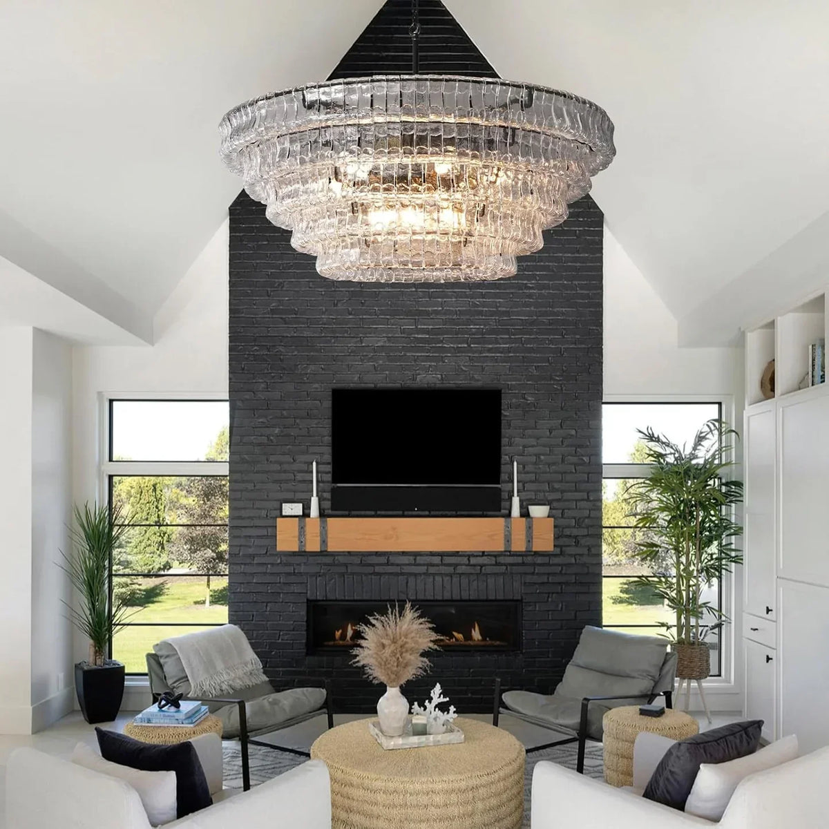 Frostweft Round Chandelier