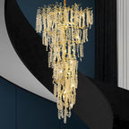 Monroe Tree Branch Staircase Chandelier H95"