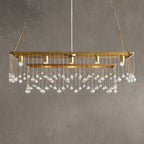 Gembough Crystal Ball Rectangular Chandelier 47'' 60''
