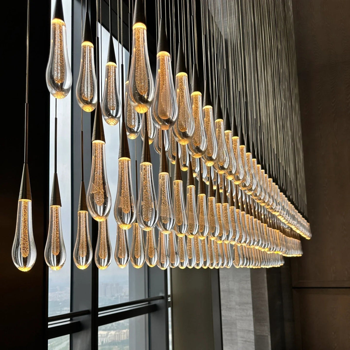 Rillfall Linear Chandelier 37"50"70"87"120"