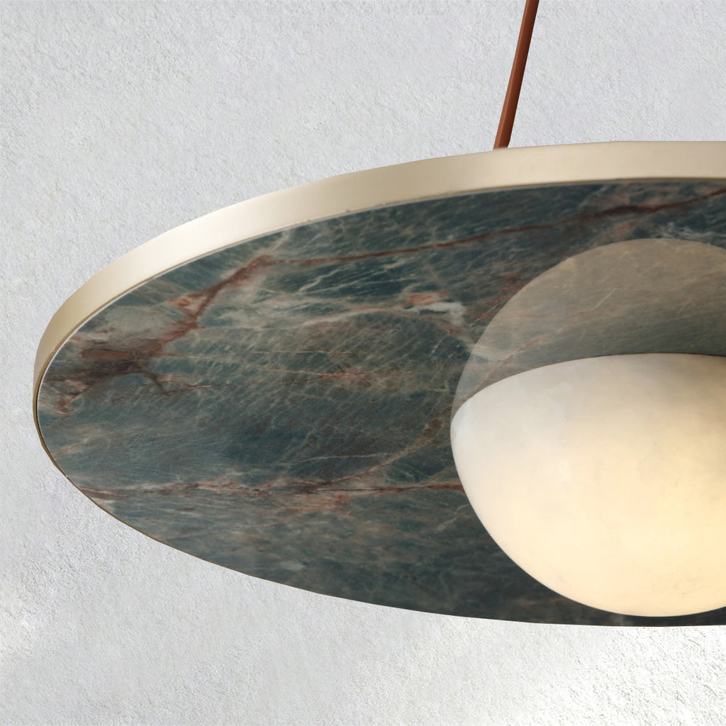 Carey FloatDisc Alabaster Pendant