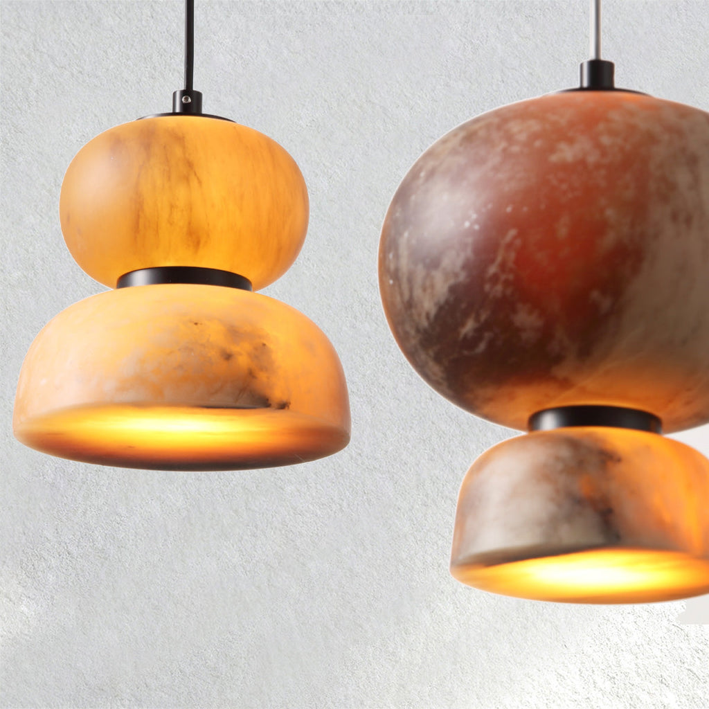 Carey Eterna Alabaster Pendant – Large Circle