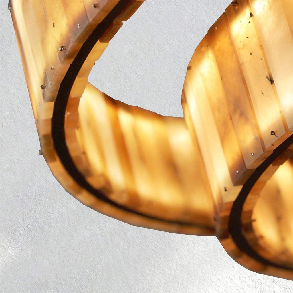 Carey Eterna Alabaster Round Chandelier