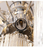 Alisa Luxury Aluminum Chain Tassel Long Branch Chandelier W35"