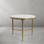 Thaddeus Marble Round Side Table