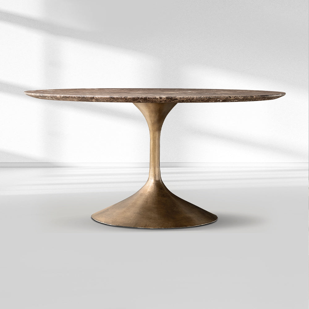 Aerox Stone Round Dining Table