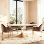 Aerox Stone Round Dining Table