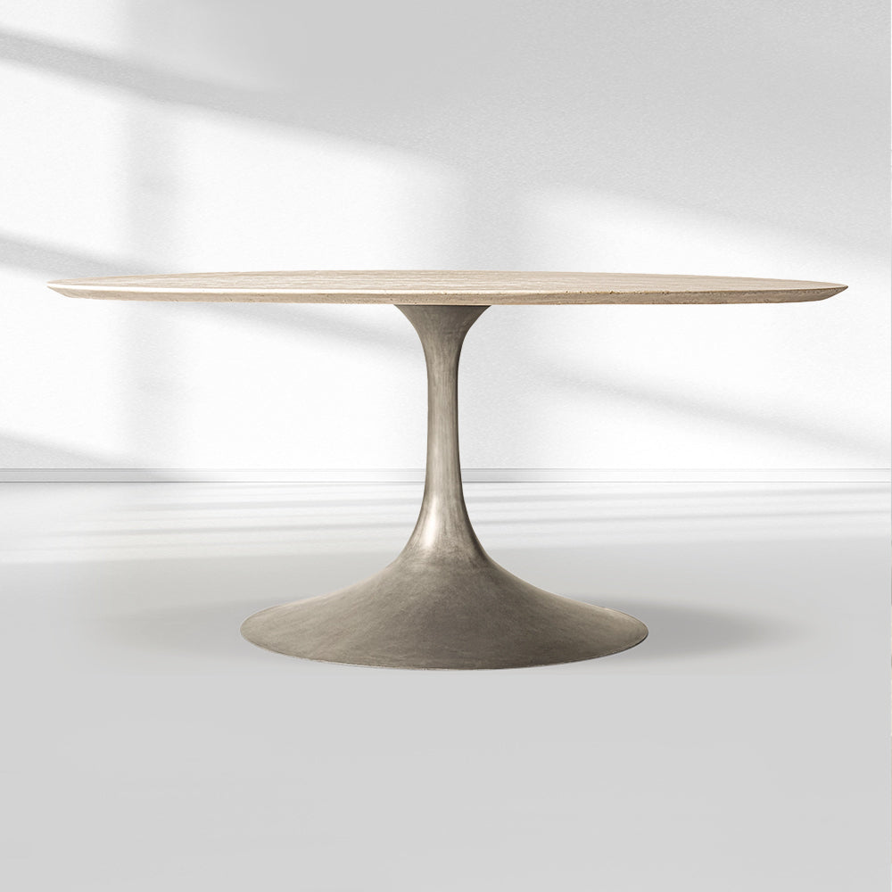 Aerox Stone Round Dining Table