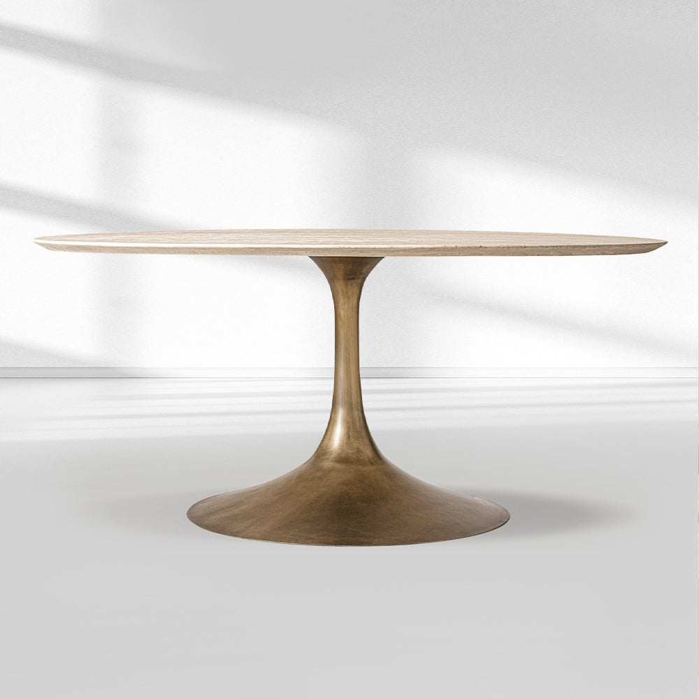 Aerox Stone Round Dining Table