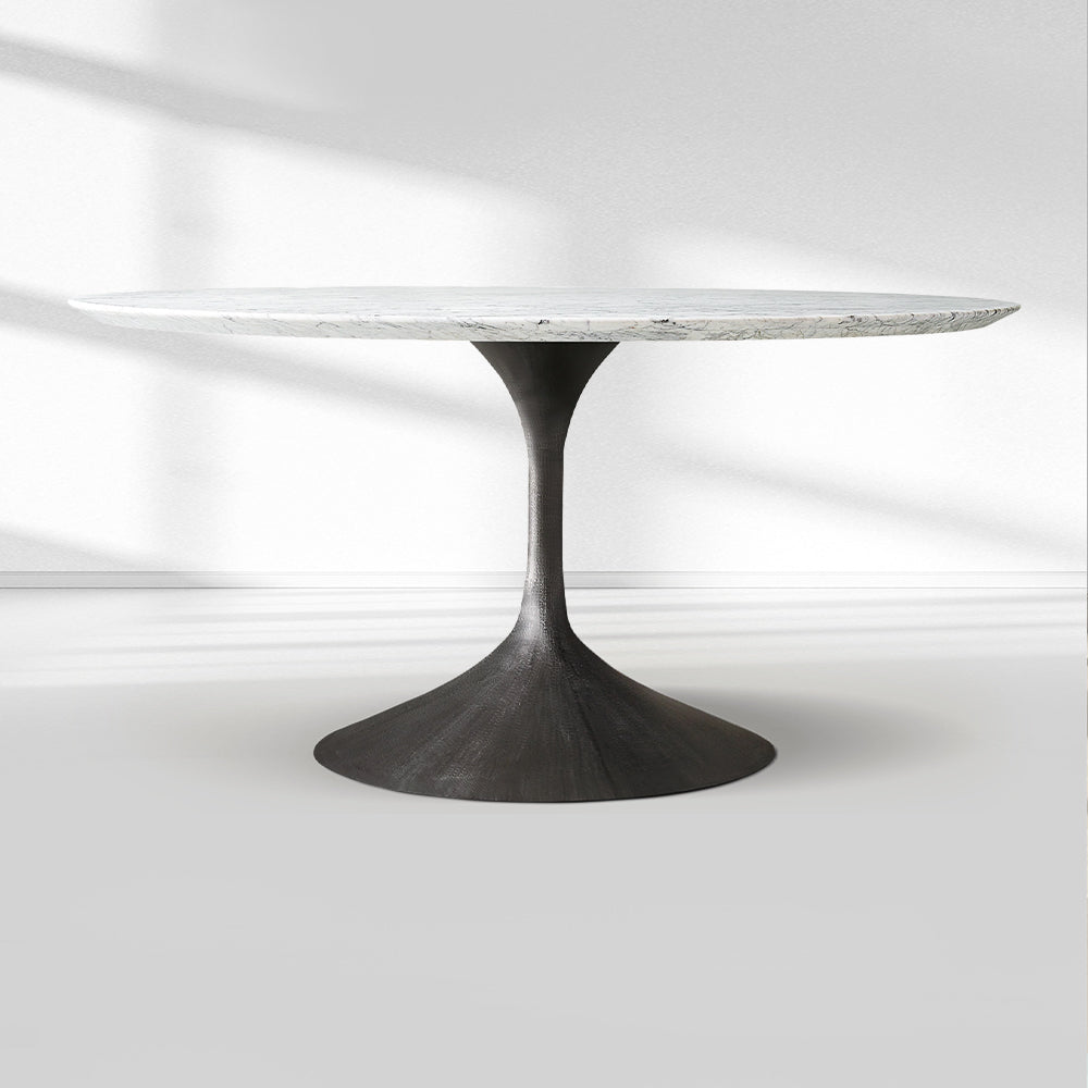 Aerox Stone Round Dining Table