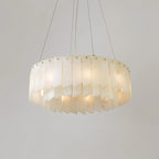 Cascade Alabaster Tiered Chandelier