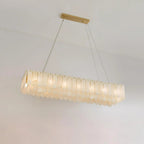 Cascade Alabaster Tiered Chandelier