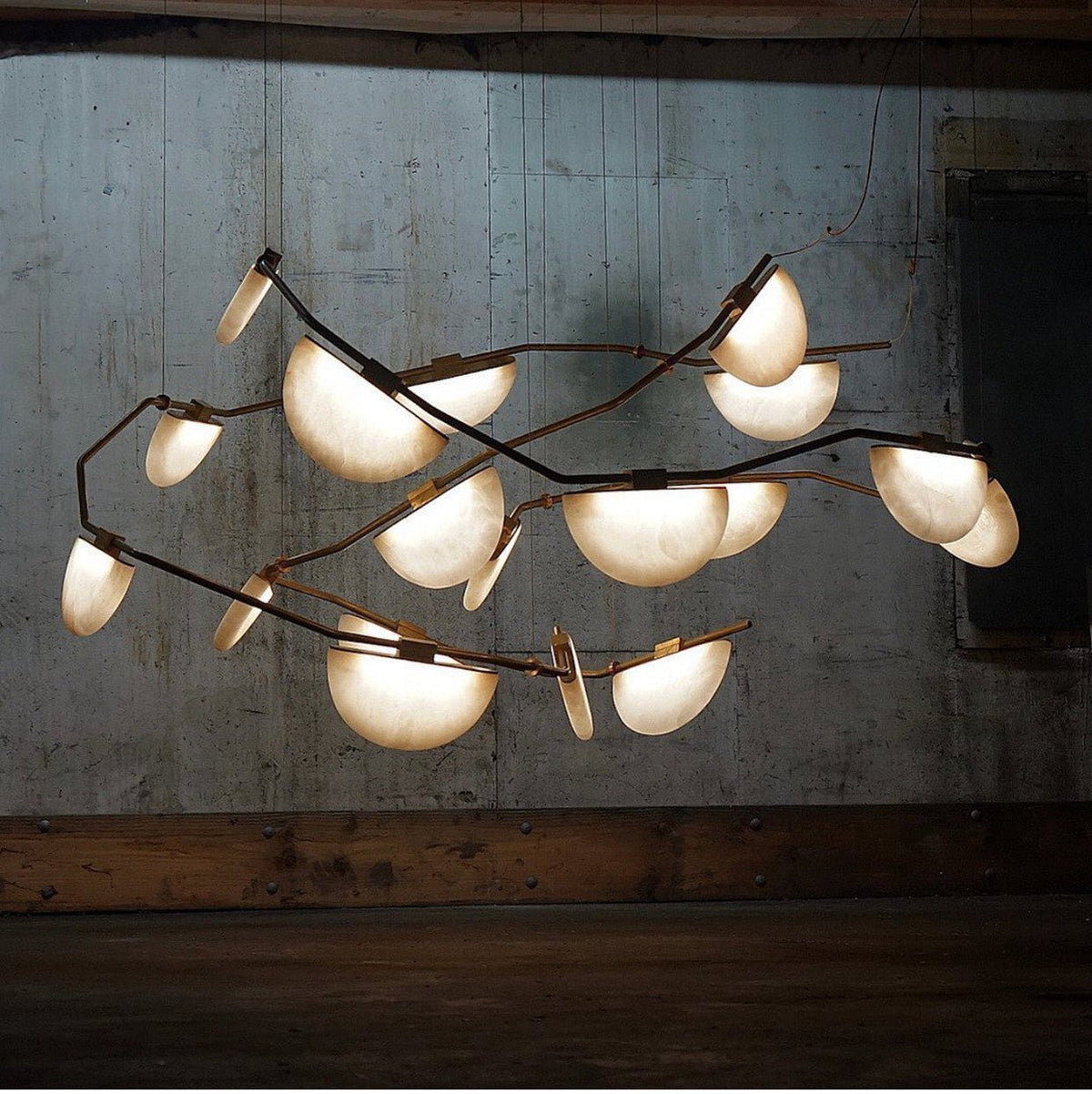 Veintrail Alabaster Artistic Modern Chandelier
