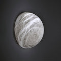 Alabaster Dome Art Wall Sconce