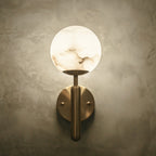 Alabaster Global Wall Light for Bedroom