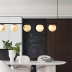 Alabaster Island Pendant 5 Lights