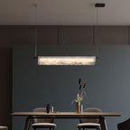 Alabaster Linear Art Pendant Light