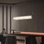 Alabaster Linear Art Pendant Light