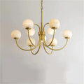 Alabaster Radial Chandelier