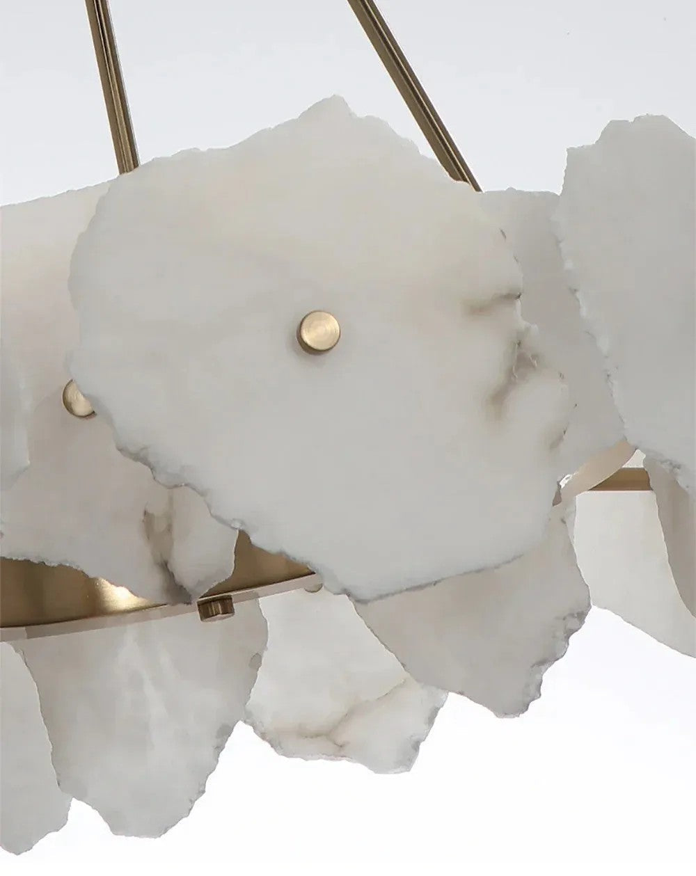 Alabaster Athena Spiral Chandelier For Staircase