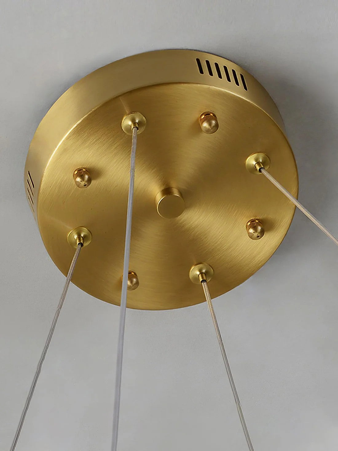 Alabaster Brass & White LED Chandelier – Luxury 39‑Inch Diameter