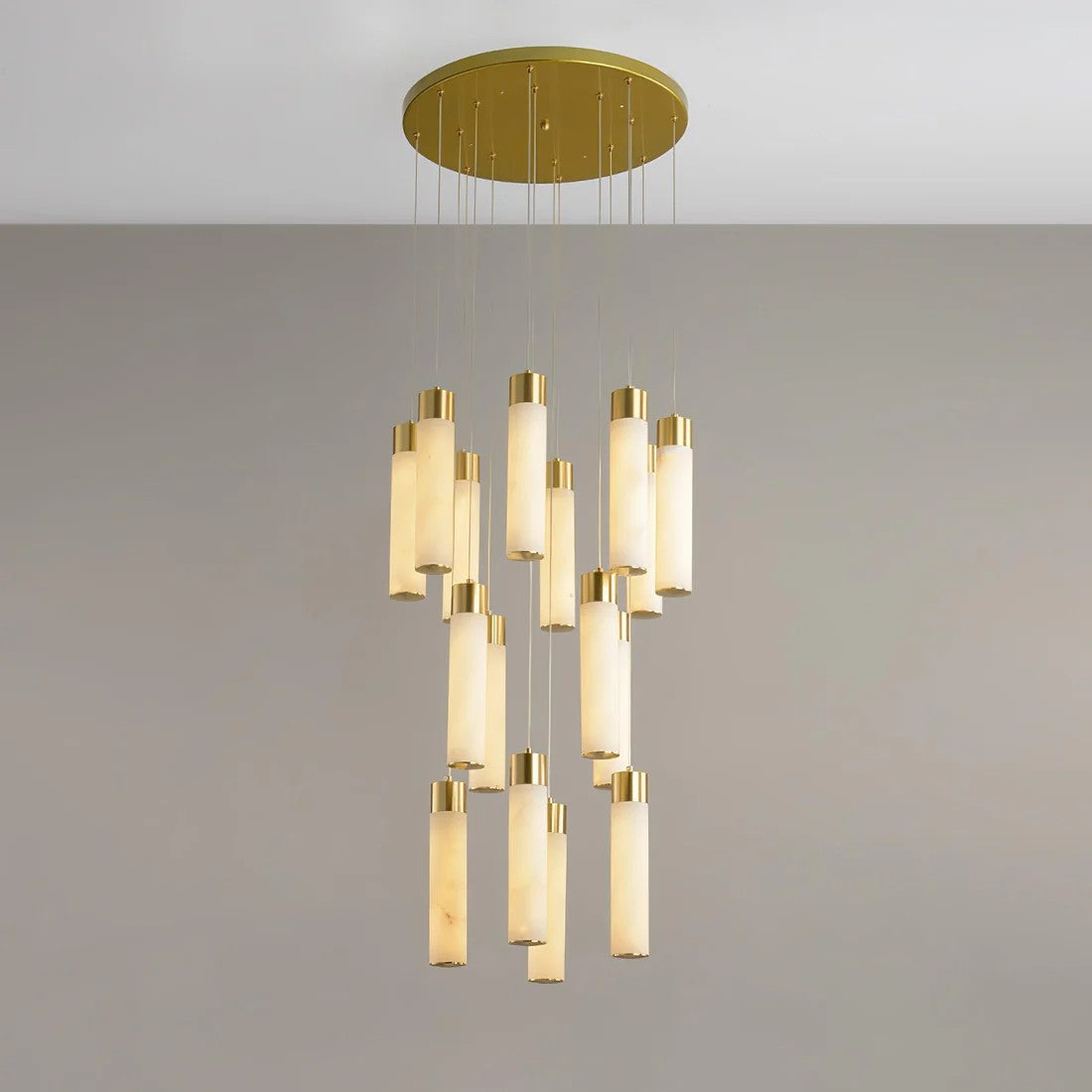 Cascade Alabaster Chandelier