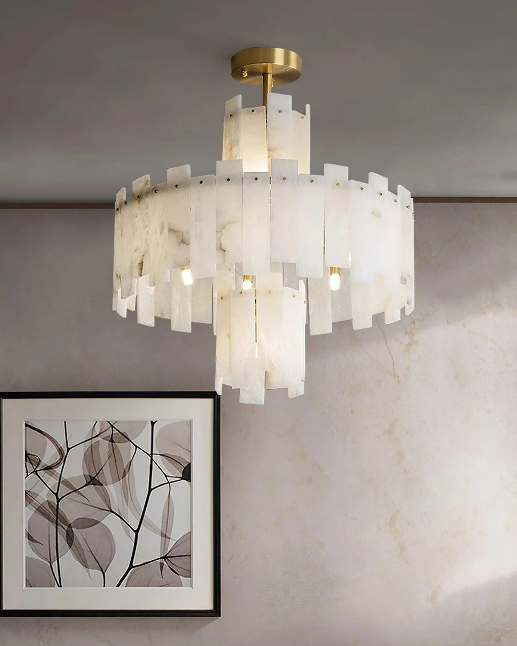 Alabaster Elegant Chandelier