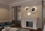 Dissic Mirror Alabaster Wall Sconce