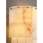 Alabaster Double Layered Wall Lamp