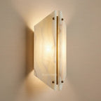 Alabaster Geometric Wall Light Onyx