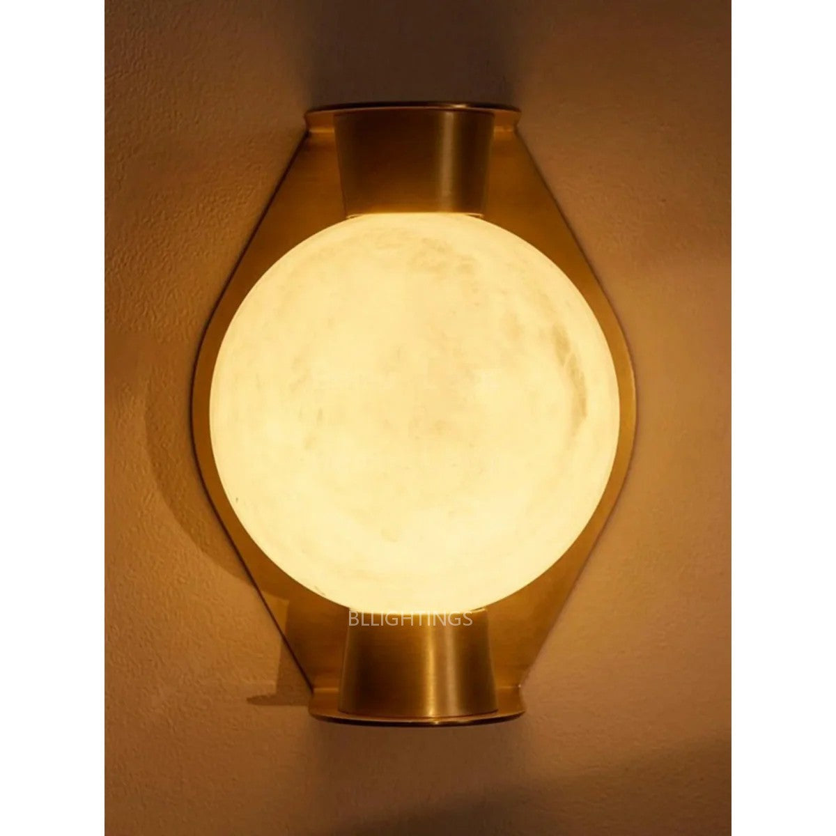Alabaster Globe Wall Sconce