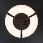 Halo Alabaster Pendant Light – Black & White LED Chandelier