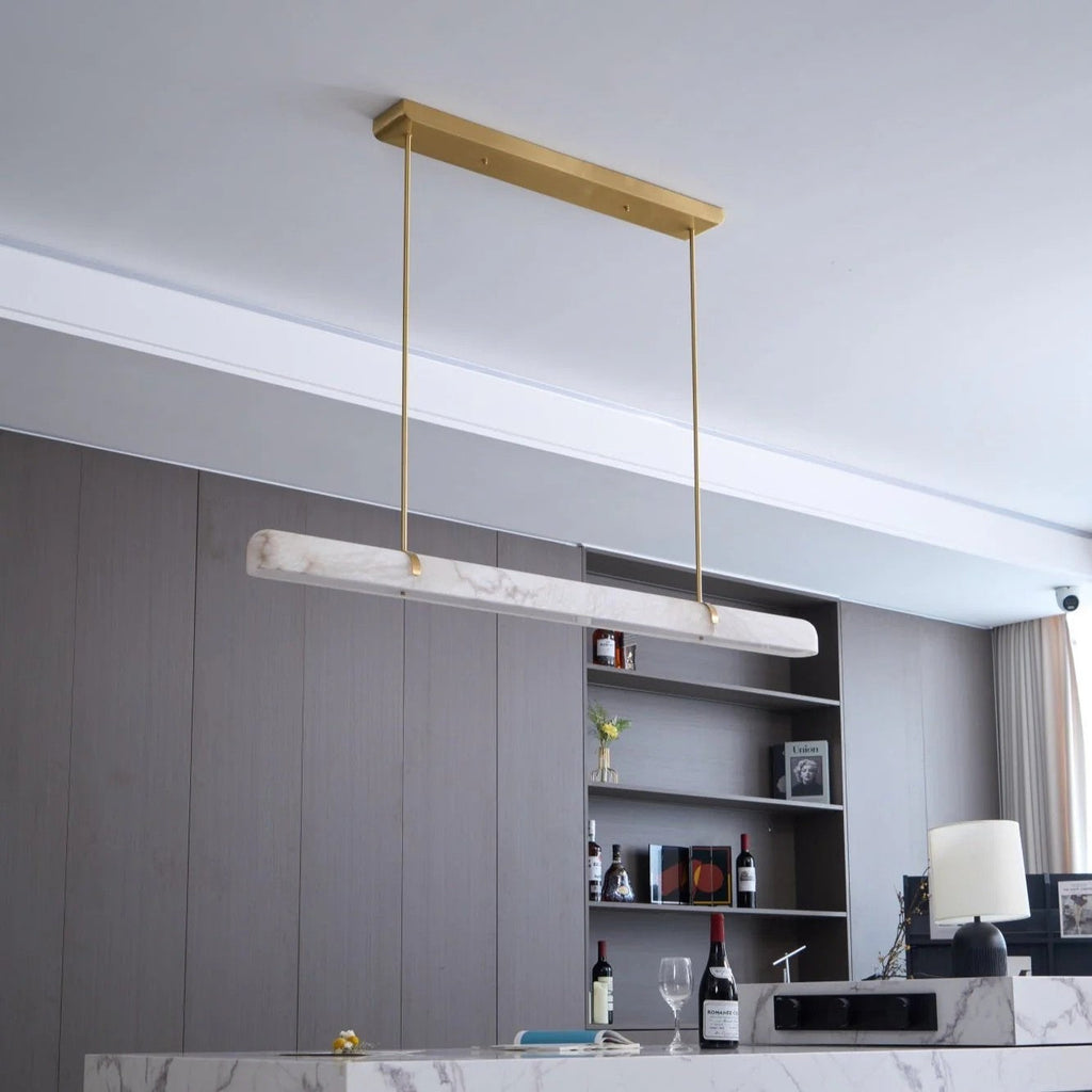 Alabaster LED Chandelier – Elegant Cloud‑Like Ceiling Light