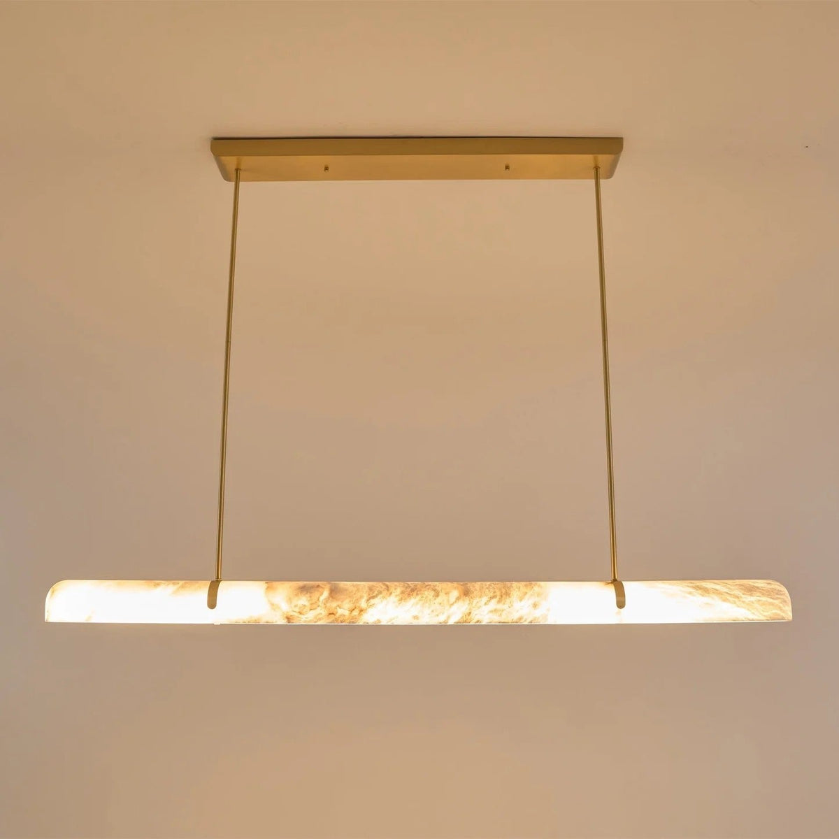Alabaster LED Chandelier – Elegant Cloud‑Like Ceiling Light