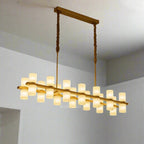 Alabaster Linear Chandelier