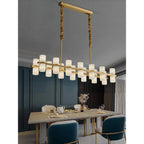 Alabaster Linear Chandelier