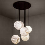 Alabaster Moon Chandelier